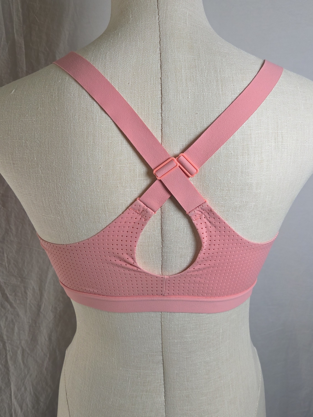 VSX Coral Crush Lightweight Mesh Sports Bra Size L Good Condition - Picture 4 of 8